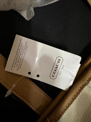 COACH - HADLEY VARIEGATED SHOULDER/TOTE BAG WITH COSMETIC BAG - BRAND NEW WITH TAGS