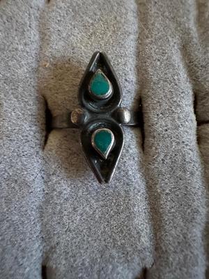 1 STERLING SILVER RING AND SOUTHWEST STYLE JEWELRY