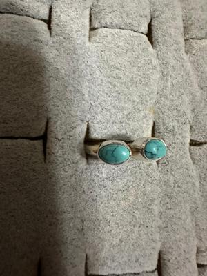 2 .925 RING AND 2 SILVER TONE RINGS