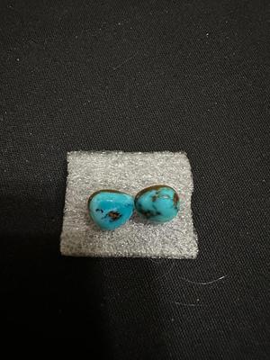 .925 STERLING SILVER JEWELRY & TURQUOISE EARRING