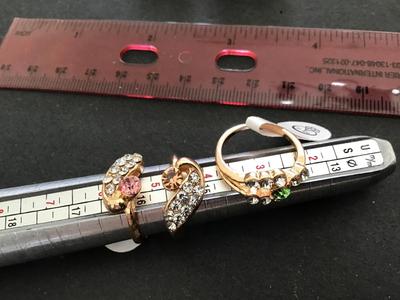 Lot Of 8 New Fashion Rings