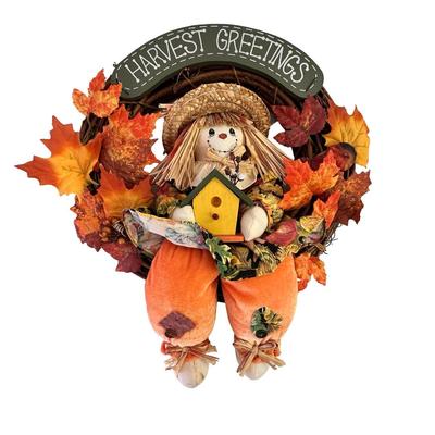Harvest Greetings Autumn/Fall Wreath Decor