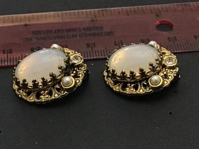 West Germany Vintage Clip on Earrings