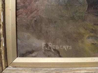 Sale Photo Thumbnail #329: In ornate antique frame. 27" x 22 1/2".