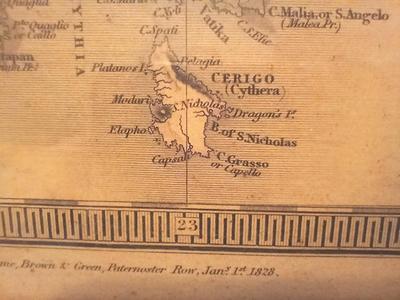 Sale Photo Thumbnail #336: 18" x 22". ...part of a larger atlas titled A new general atlas, with the divisions and boundaries carefully coloured; Constructed entirely from new drawings, and engraved by Sidney Hall, first issued in 1830.