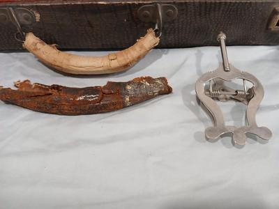 Sale Photo Thumbnail #449: Clarinet 26" long, case 23" x 5"