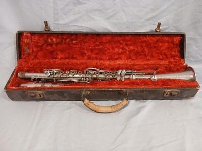 Sale Photo Thumbnail #431: Clarinet 26" long, case 23" x 5"