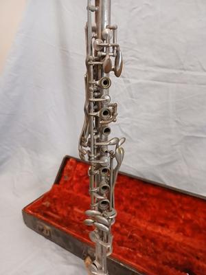 Sale Photo Thumbnail #439: Clarinet 26" long, case 23" x 5"