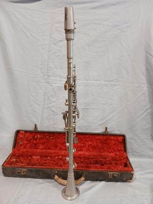 Sale Photo Thumbnail #440: Clarinet 26" long, case 23" x 5"
