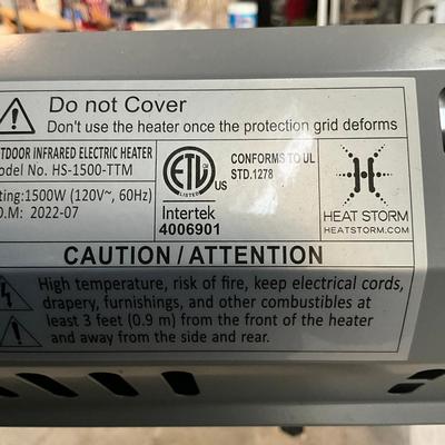 598 Outdoor Infrared Electric Heater On Adjustable Tri-Pod