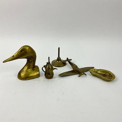 671 Assorted Brass Decor Lot