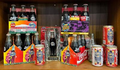 688 Super Bowl XXVIIII Limited Edition Coca-Cola Bottles & Cans