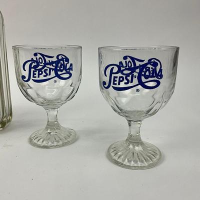 690 Vintage Soda Dispensers & Pepsi Cola Glasses