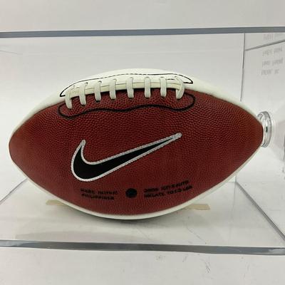 756 Virginia Tech Hokies Multi-Autographed Football 2009 Coaching Staff