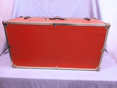 Sale Photo Thumbnail #517: Note: The trunk is a red color...the pictures show a bit more orange for some reason. 30" wide x 16" deep x 12 1/4" high