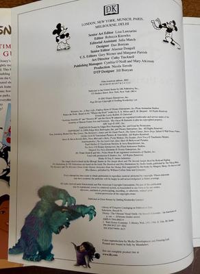 Sale Photo Thumbnail #235: Showcases Disney art and looks at all aspects of the theme parks, animated films and more.  Good condition.