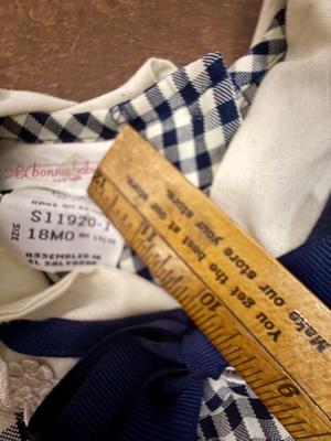 Sale Photo Thumbnail #321: In good condition, but a little discoloration on white collar.