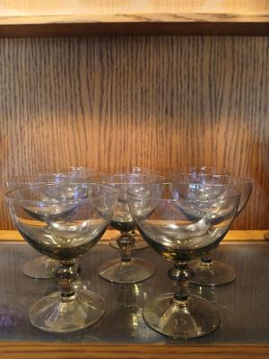 Sale Photo Thumbnail #611: 3 7/8" high. Extremely thin hand ground rims.