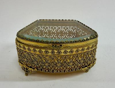 Sale Photo Thumbnail #128: In good condition, except one of the four feet is bent a little.