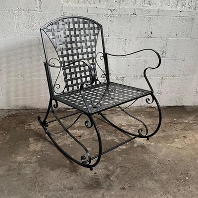 567 New Metal Outdoor Rocking Chair