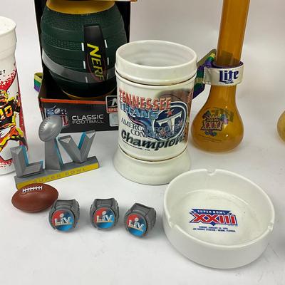 767 Football Memorabilia Super Bowl Lot