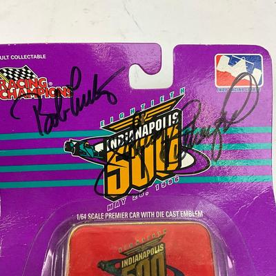 771 Eightieth Indianapolis 500 1996 1:64 Die-Cast Sealed Signed Toy Car