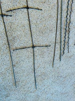 AN ASSORTMENT OF BARBED WIRE