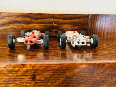 DIE CAST BRITISH OPEN WHEEL RACE CARS LOTUS BRMH GT 105 & BRM H-16 GTR-107