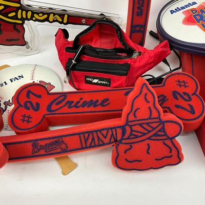 782 Large Lot Of Atlanta Braves Souvenirs