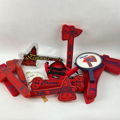 782 Large Lot Of Atlanta Braves Souvenirs