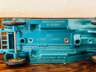MATCHBOX LESNEY MODELS OF YESTERYEAR 1909 THOMAS FLYABOUT N0. Y-12