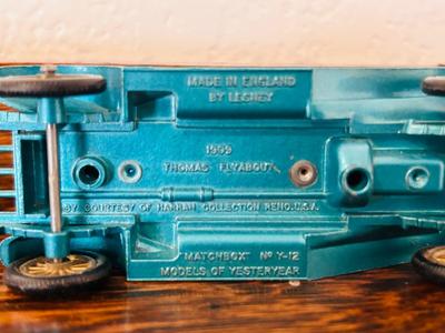 MATCHBOX LESNEY MODELS OF YESTERYEAR 1909 THOMAS FLYABOUT N0. Y-12