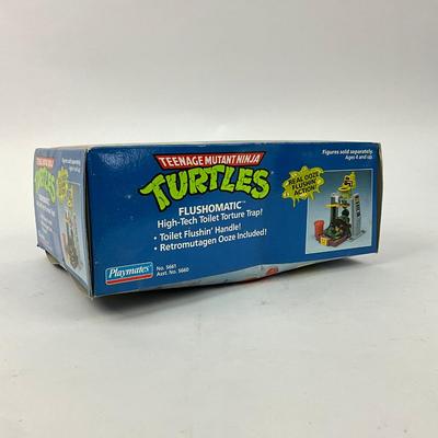 787 1989 Teenage Mutant Ninja Turtles Playmates Flushomatic With OOZE
