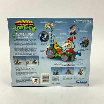 801 1990 Teenage Mutant Ninja Turtles Playmates Toilet Taxi