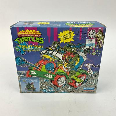 801 1990 Teenage Mutant Ninja Turtles Playmates Toilet Taxi