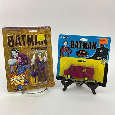 818 1989 Batman Joker Van & The Joker Squirting Orchid