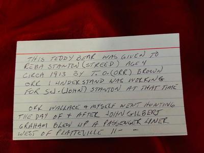 ANTIQUE TEDDY BEAR FROM 1913