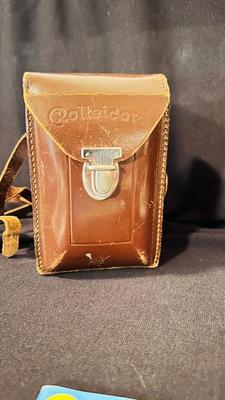 VERY OLD ROLLEICORD CAMERA AND ACCESSORIES