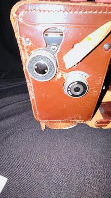 VERY OLD ROLLEICORD CAMERA AND ACCESSORIES