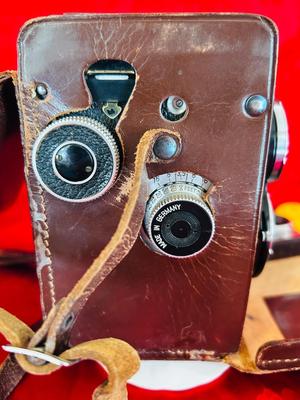 VERY OLD ROLLEICORD CAMERA AND ACCESSORIES