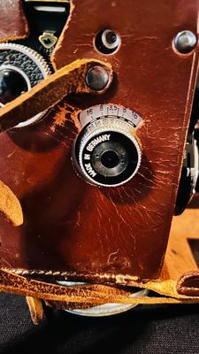 VERY OLD ROLLEICORD CAMERA AND ACCESSORIES