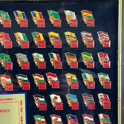 821 Official Olympic International Flag Pin Series XXIV