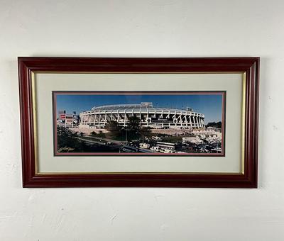 823 Framed Photograph Of Busch Memorial Stadium