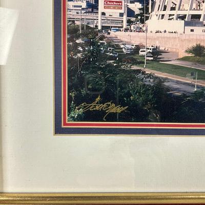 823 Framed Photograph Of Busch Memorial Stadium