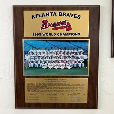 833 Atlanta Braves National Team Photo Plaques