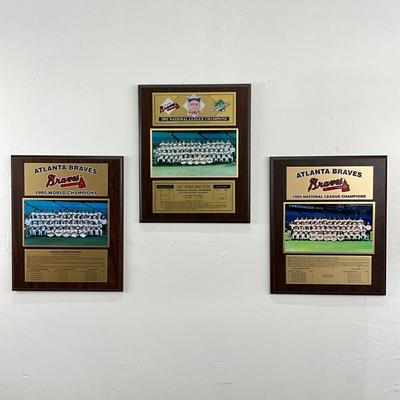 833 Atlanta Braves National Team Photo Plaques