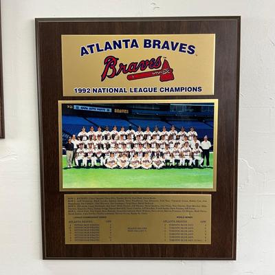 833 Atlanta Braves National Team Photo Plaques