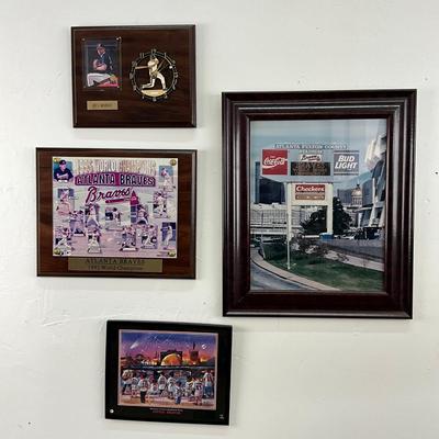 836 Framed Atlanta Braves 1995 Wall Decor