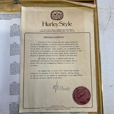 838 Classic Cars 1919-1931 Series Of 50 Cars With Certificate Of Authentication