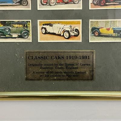 838 Classic Cars 1919-1931 Series Of 50 Cars With Certificate Of Authentication